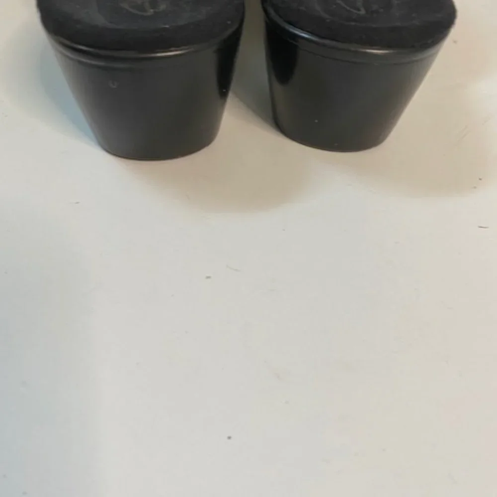 Clark’s Navy blue Leather wedge Mules Clogs, size 8.5N - Picture 5 of 8